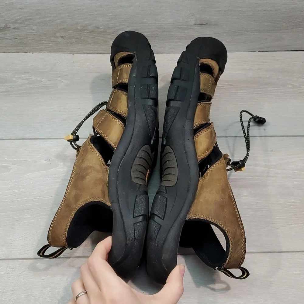 Keen Mens Newport Outdoor Hiking Sandals Leather Shoes sz 14
